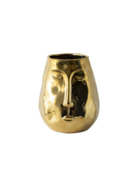 Gusta Gouden Vaas Met Gezicht