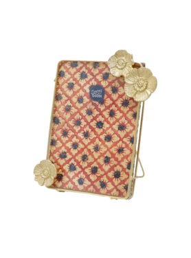 Doing Goods Fotolijst Mia Poppy goud met bloemen
