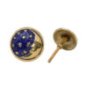 Kastknop Starry Night Doing Goods maan en sterren blauw goud