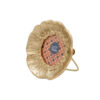 Doing Goods fotolijstje Mia poppy rond bloem goud