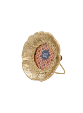 Doing Goods fotolijstje Mia poppy rond bloem goud