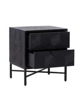 Richmond Ladenkast Blax 2 Laden (black) Zwarte Ladenkast