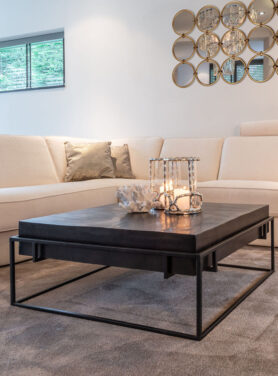 Richmond Salontafel Bolder Aluminium Zwart (black)