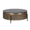 Richmond ronde gouden salontafel Ironville 90Ø Gold