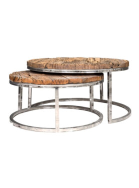 Richmond Salontafel Kensington Set Van 2 Silver