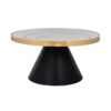 Richmond ronde marmer Salontafel Odin 80Ø Goud