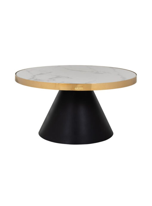 Richmond ronde marmer Salontafel Odin 80Ø Goud