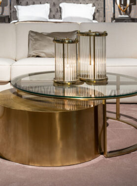 Richmond gouden Salontafel Orlan Set Van 2 rond