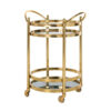 Richmond Trolley Hendricks Rond Goud Met Glas Goud