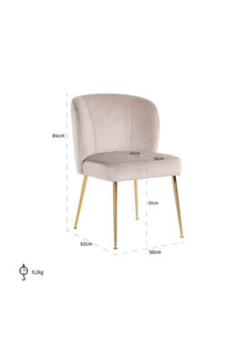 Richmond Stoel Cannon Khaki : Brushed Gold 3