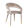 Richmond Stoel Gia Khaki Velvet 1