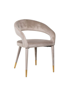 Richmond Stoel Gia Khaki Velvet 1