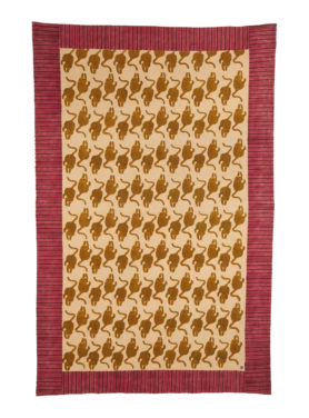 plaid rood geel tijgers