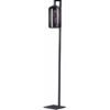 Vloerlamp Smoked Glas zwart