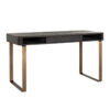 Bureau Blackbone Richmond Zwart Met Goud