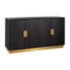 Dressoir Blackbone Zwart Met Goud