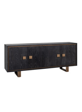 Hunter Dressoir Zwart Met Goud