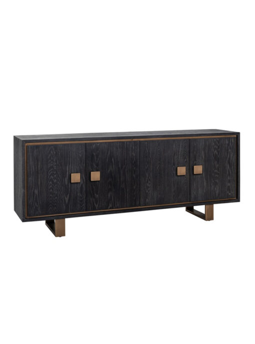 Hunter Dressoir Zwart Met Goud