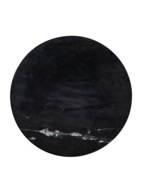 Marmer Zwart Blad Bijzettafel