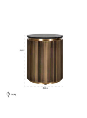 Richmond Bijzettafel Rond Afmetingen