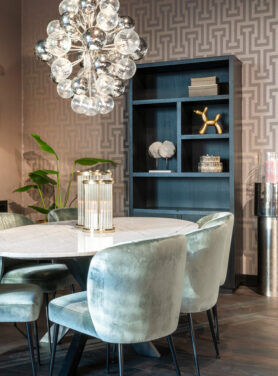 Richmond Boekenkast Zwart Hout