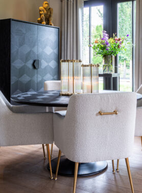 Ronde Zwarte Eettafel Richmond