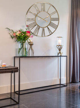 richmond wandtafel bolder zwart aluminium