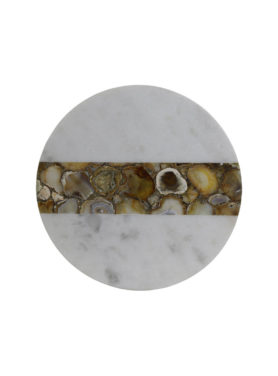 Marmer wit met agaat streep