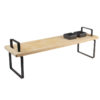 hout met metaal serveerplank