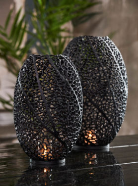 Windlicht Mat Zwart 2