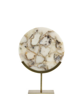 Ornament Op Voet Agaat Steen 2