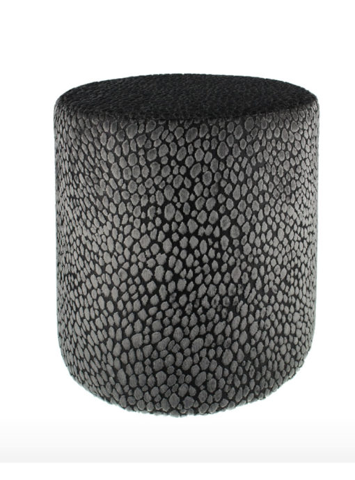 Poef Claudi Speranza grijs print