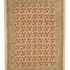 plaid oranje geel print blauw