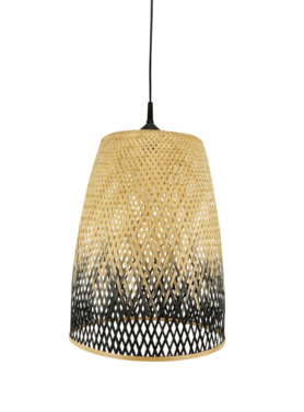 Hanglamp Ivan riet lang