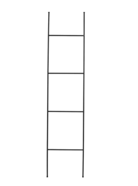 Ladder zwart metaal minimalistisch