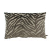 Claudi Sierkussen Paco Dark Taupe zebraprint
