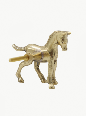 doing goods kastknop spirit horse paard messing