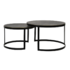 Salontafel Set Trelo rond brons