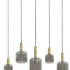 Hanglamp Lekar set vijf vierkant