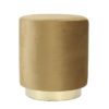 poef goud glans rond