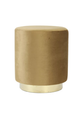 poef goud glans rond