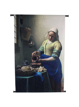 Wandkleed Melk Meisje