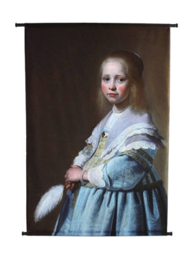 Wandkleed Portrait