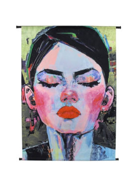 Wandkleed Woman Art Mix