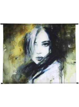 Wandkleed Woman Face 2