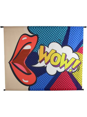 Wandkleed Wow