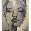 Wandkleed Woman Roede