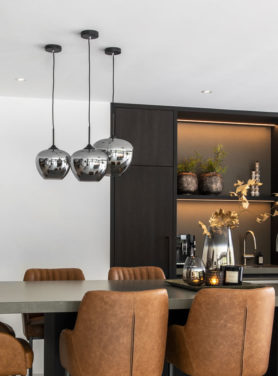 Hanglamp Mara glas rond