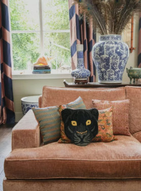 Vloerkleed Mini Fiery Black Panther Doing Goods