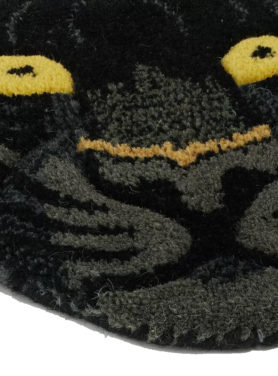 Vloerkleed Mini Fiery Black Panther 4